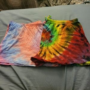 Tie Dye PJ Shorts